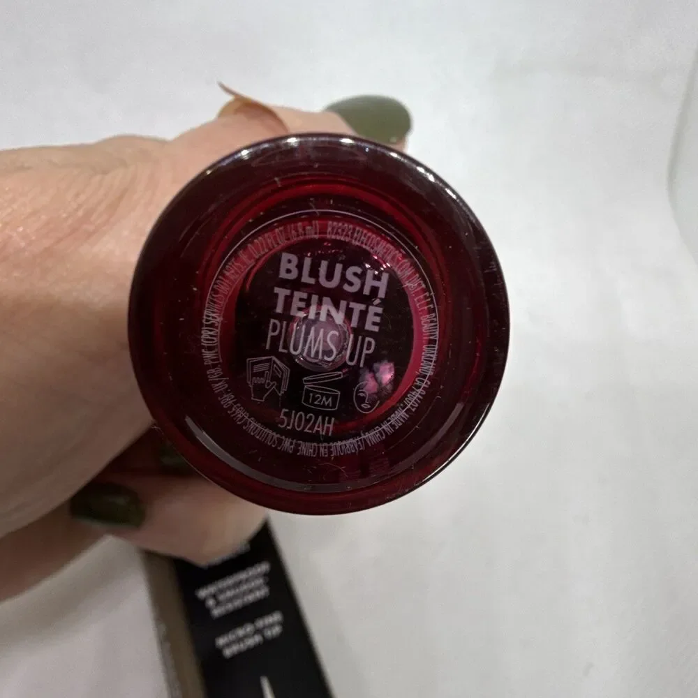e.l.f. Sheer For It Blush Tint Stick Plums Up + Holy Strokes Brow Pen 0.02